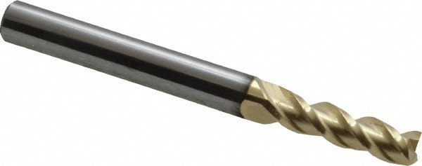 ProMax 109-01416 Square End Mill: 7/32 Dia, 3/4 LOC, 1/4 Shank Dia, 2-1/2 OAL, 3 Flutes, Solid Carbide Image