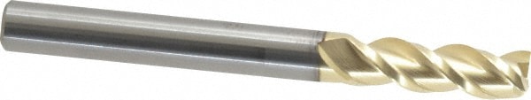 ProMax 109-01616 Square End Mill: 1/4 Dia, 3/4 LOC, 1/4 Shank Dia, 2-1/2 OAL, 3 Flutes, Solid Carbide Image