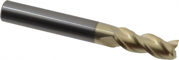 ProMax 109-02016 Square End Mill: 5/16 Dia, 3/4 LOC, 5/16 Shank Dia, 2-1/2 OAL, 3 Flutes, Solid Carbide Image