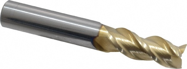 ProMax 109-02416 Square End Mill: 3/8 Dia, 7/8 LOC, 3/8 Shank Dia, 2-1/2 OAL, 3 Flutes, Solid Carbide Image