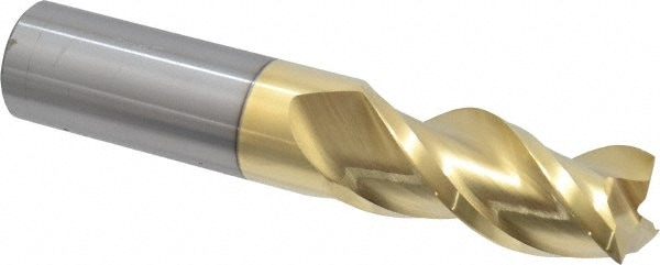 ProMax 109-04816 Square End Mill: 3/4 Dia, 1-5/8 LOC, 3/4 Shank Dia, 4 OAL, 3 Flutes, Solid Carbide 