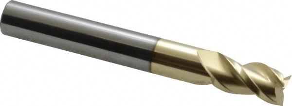 ProMax 109-02026 Square End Mill: 5/16 Dia, 1/2 LOC, 5/16 Shank Dia, 2-1/2 OAL, 3 Flutes, Solid Carbide Image