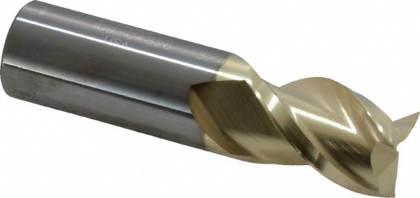 ProMax 109-04826 Square End Mill: 3/4 Dia, 1 LOC, 3/4 Shank Dia, 3 OAL, 3 Flutes, Solid Carbide 