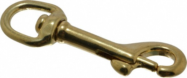 Oval Swivel Eye Bolt Snap: 50 lb Load Capacity