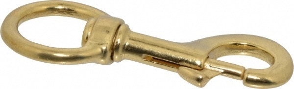 Oval Swivel Eye Bolt Snap: 120 lb Load Capacity