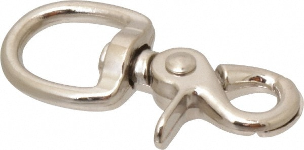 Swivel Eye Trigger Snap: 80 lb Load Capacity