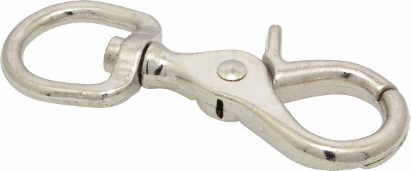 Swivel Eye Trigger Snap: 80 lb Load Capacity
