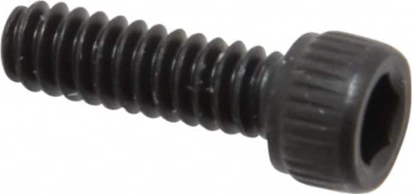 Unbrako 107799 Low Head Socket Cap Screw: #4-40, 3/8" Length Under Head, Socket Cap Head, Hex Socket Drive, Alloy Steel, Black Oxide Finish 