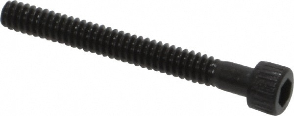 Unbrako 109394 Low Head Socket Cap Screw: #4-40, 1" Length Under Head, Socket Cap Head, Hex Socket Drive, Alloy Steel, Black Oxide Finish Image