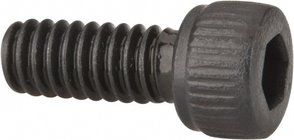 Unbrako 112658 Hex Head Cap Screw: #5-40 x 5/16", Alloy Steel, Black Oxide Finish Image