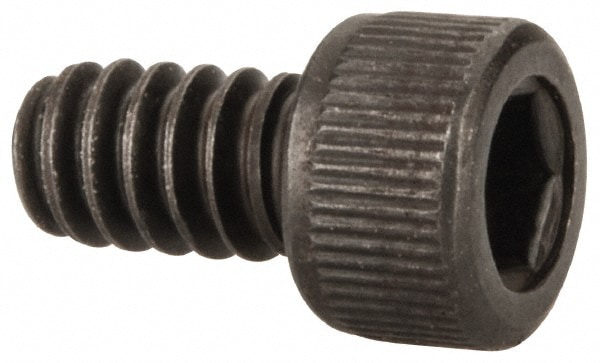 Unbrako 113423 Low Head Socket Cap Screw: #6-32, 1/4" Length Under Head, Socket Cap Head, Hex Socket Drive, Alloy Steel, Black Oxide Finish Image