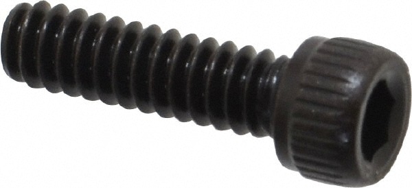 Unbrako 118792 Low Head Socket Cap Screw: #6-32, 1/2" Length Under Head, Socket Cap Head, Hex Socket Drive, Alloy Steel, Black Oxide Finish Image