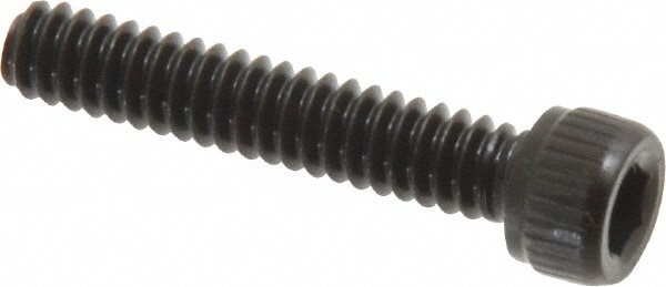 Unbrako 118824 Low Head Socket Cap Screw: #6-32, 3/4" Length Under Head, Socket Cap Head, Hex Socket Drive, Alloy Steel, Black Oxide Finish Image