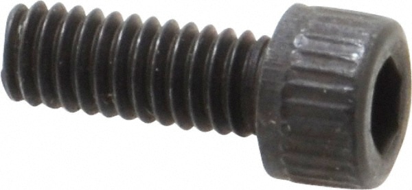 Unbrako 111564 Low Head Socket Cap Screw: #6-40, 3/8" Length Under Head, Socket Cap Head, Hex Socket Drive, Alloy Steel, Black Oxide Finish Image