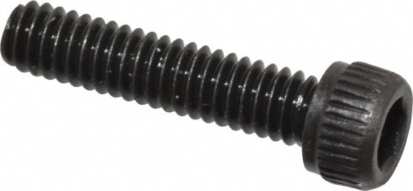 Unbrako 118936 Low Head Socket Cap Screw: #8-32, 3/4" Length Under Head, Socket Cap Head, Hex Socket Drive, Alloy Steel, Black Oxide Finish Image