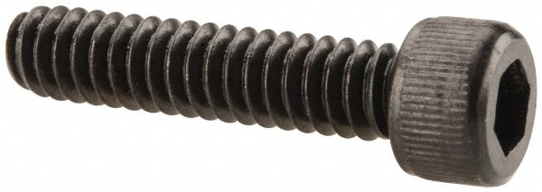 Unbrako 112540 Low Head Socket Cap Screw: #10-24, 7/8" Length Under Head, Socket Cap Head, Hex Socket Drive, Alloy Steel, Black Oxide Finish Image