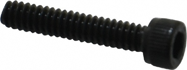 Unbrako 112557 Low Head Socket Cap Screw: #10-24, 1" Length Under Head, Socket Cap Head, Hex Socket Drive, Alloy Steel, Black Oxide Finish Image