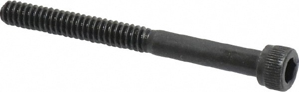 Unbrako 103264 Low Head Socket Cap Screw: #10-24, 2" Length Under Head, Socket Cap Head, Hex Socket Drive, Alloy Steel, Black Oxide Finish Image