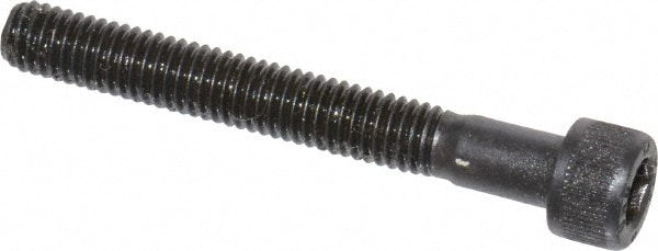 Unbrako 117847 Low Head Socket Cap Screw: #10-32, 1-1/2" Length Under Head, Socket Cap Head, Hex Socket Drive, Alloy Steel, Black Oxide Finish Image