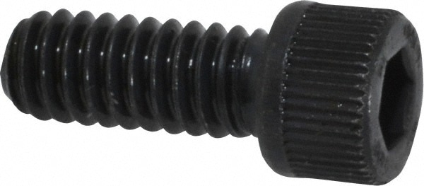 Unbrako 108937 Low Head Socket Cap Screw: 1/4-20, 5/8" Length Under Head, Socket Cap Head, Hex Socket Drive, Alloy Steel, Black Oxide Finish Image