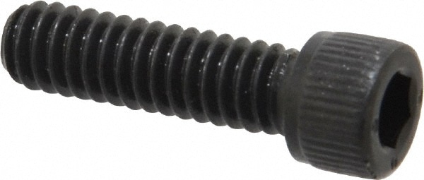 Unbrako 108969 Low Head Socket Cap Screw: 1/4-20, 7/8" Length Under Head, Socket Cap Head, Hex Socket Drive, Alloy Steel, Black Oxide Finish Image