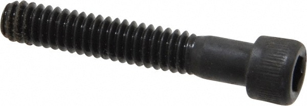 Unbrako 105288 Low Head Socket Cap Screw: 1/4-20, 1-1/2" Length Under Head, Socket Cap Head, Hex Socket Drive, Alloy Steel, Black Oxide Finish Image