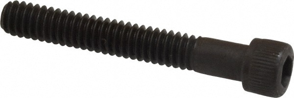 Unbrako 105304 Low Head Socket Cap Screw: 1/4-20, 1-3/4" Length Under Head, Socket Cap Head, Hex Socket Drive, Alloy Steel, Black Oxide Finish Image