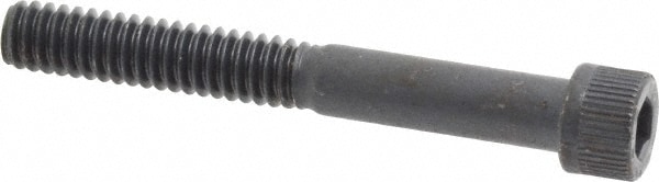 Unbrako 105320 Low Head Socket Cap Screw: 1/4-20, 2" Length Under Head, Socket Cap Head, Hex Socket Drive, Alloy Steel, Black Oxide Finish Image