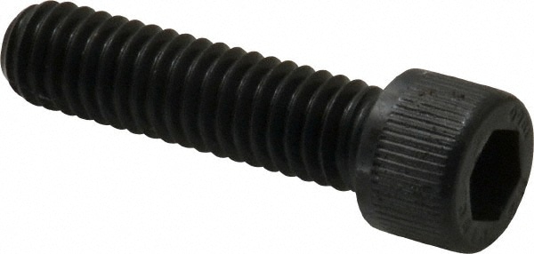 Unbrako 104088 Low Head Socket Cap Screw: 5/16-18, 1-1/4" Length Under Head, Socket Cap Head, Hex Socket Drive, Alloy Steel, Black Oxide Finish Image