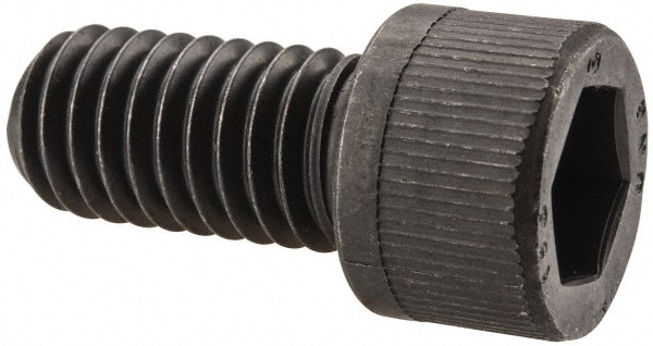 Unbrako 107417 Hex Head Cap Screw: 7/16-14 x 7/8", Alloy Steel, Black Oxide Finish Image