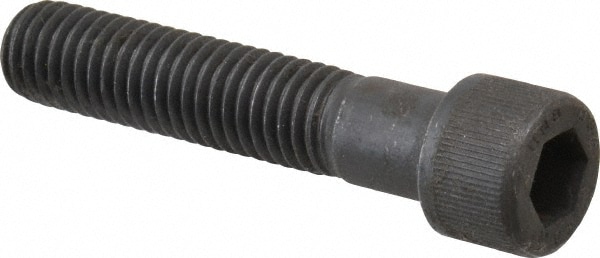 Unbrako 110837 Low Head Socket Cap Screw: 1/2-13, 2-1/2" Length Under Head, Socket Cap Head, Hex Socket Drive, Alloy Steel, Black Oxide Finish Image