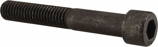 Unbrako 111303 Low Head Socket Cap Screw: 1/2-13, 3-1/4" Length Under Head, Socket Cap Head, Hex Socket Drive, Alloy Steel, Black Oxide Finish Image