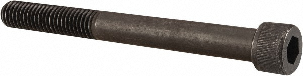 Unbrako 111641 Low Head Socket Cap Screw: 1/2-13, 4-1/2" Length Under Head, Socket Cap Head, Hex Socket Drive, Alloy Steel, Black Oxide Finish Image
