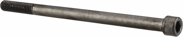 Unbrako 107937 Low Head Socket Cap Screw: 1/2-13, 7-1/2" Length Under Head, Socket Cap Head, Hex Socket Drive, Alloy Steel, Black Oxide Finish Image