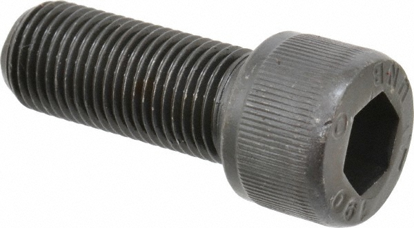 Unbrako 104625 Low Head Socket Cap Screw: 1/2-20, 1-1/4" Length Under Head, Socket Cap Head, Hex Socket Drive, Alloy Steel, Black Oxide Finish Image