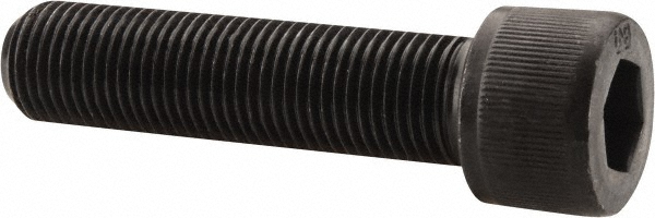 Unbrako 109796 Low Head Socket Cap Screw: 1/2-20, 2" Length Under Head, Socket Cap Head, Hex Socket Drive, Alloy Steel, Black Oxide Finish Image