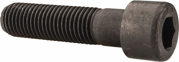 Unbrako 107220 Low Head Socket Cap Screw: 1/2-20, 2-1/2" Length Under Head, Socket Cap Head, Hex Socket Drive, Alloy Steel, Black Oxide Finish Image