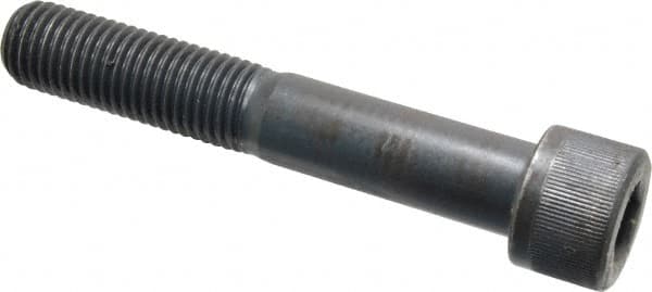 Unbrako 103589 Low Head Socket Cap Screw: 1-8, 6" Length Under Head, Socket Cap Head, Hex Socket Drive, Alloy Steel, Black Oxide Finish 