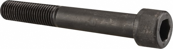 Unbrako 103623 Low Head Socket Cap Screw: 1-8, 7" Length Under Head, Socket Cap Head, Hex Socket Drive, Alloy Steel, Black Oxide Finish Image