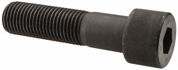 Unbrako 115969 Low Head Socket Cap Screw: 1-1/2 - 6, 6" Length Under Head, Socket Cap Head, Hex Socket Drive, Alloy Steel, Black Oxide Finish Image