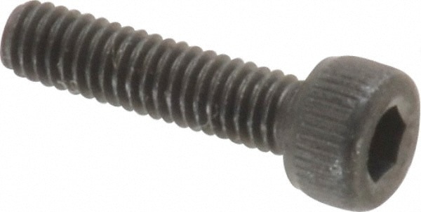 Unbrako 104164 Hex Head Cap Screw: M2.5 x 0.45 x 10 mm, Grade 12.9 Alloy Steel, Black Oxide Finish Image