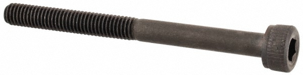 Unbrako 106219 Hex Head Cap Screw: M3 x 0.50 x 35 mm, Grade 12.9 Alloy Steel, Black Oxide Finish Image