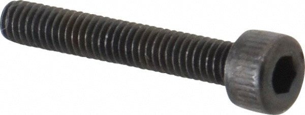 Unbrako 125381 Low Head Socket Cap Screw: M4 x 0.7, 25 mm Length Under Head, Socket Cap Head, Hex Socket Drive, Alloy Steel, Black Oxide Finish Image