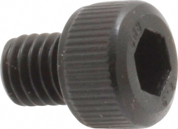 Unbrako 106224 Low Head Socket Cap Screw: M5 x 0.8, 6 mm Length Under Head, Socket Cap Head, Hex Socket Drive, Alloy Steel, Black Oxide Finish Image