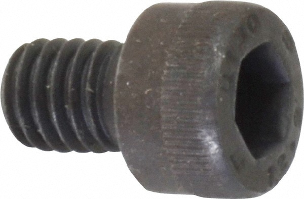 Unbrako 103042 Low Head Socket Cap Screw: M6 x 1, 8 mm Length Under Head, Socket Cap Head, Hex Socket Drive, Alloy Steel, Black Oxide Finish Image