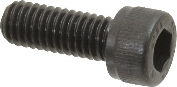 Unbrako 103044 Low Head Socket Cap Screw: M6 x 1, 16 mm Length Under Head, Socket Cap Head, Hex Socket Drive, Alloy Steel, Black Oxide Finish Image