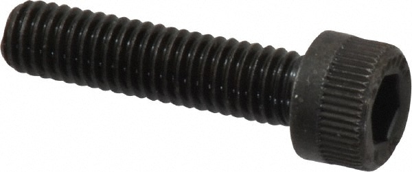 Unbrako 119937 Low Head Socket Cap Screw: M6 x 1, 25 mm Length Under Head, Socket Cap Head, Hex Socket Drive, Alloy Steel, Black Oxide Finish Image