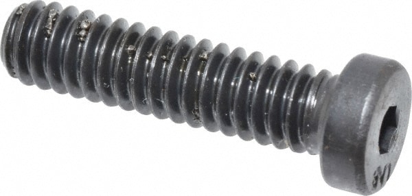 Unbrako 100719 Low Head Socket Cap Screw: 1/4-20, 1" Length Under Head, Low Socket Cap Head, Hex Socket Drive, Alloy Steel, Black Oxide Finish Image