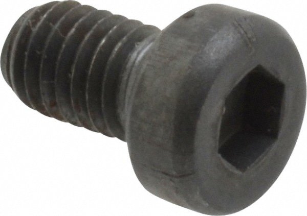 Unbrako 106262 Low Head Socket Cap Screw: M5 x 0.8, 8 mm Length Under Head, Low Socket Cap Head, Hex Socket Drive, Alloy Steel, Black Oxide Finish Image