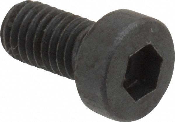 Unbrako 103500 Low Head Socket Cap Screw: M5 x 0.8, 10 mm Length Under Head, Low Socket Cap Head, Hex Socket Drive, Alloy Steel, Black Oxide Finish Image